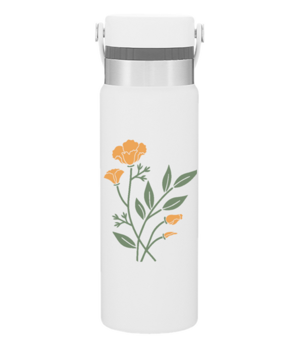 Custom Logo Insulated Bottle with Carrying Loop