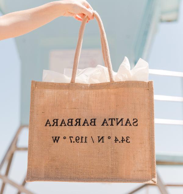 Santa Barbara Coordinates Market Tote