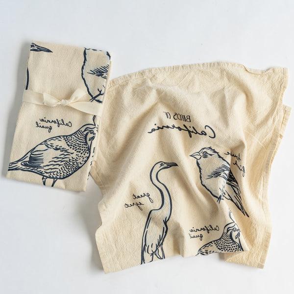 California Birds Kitchen Towel